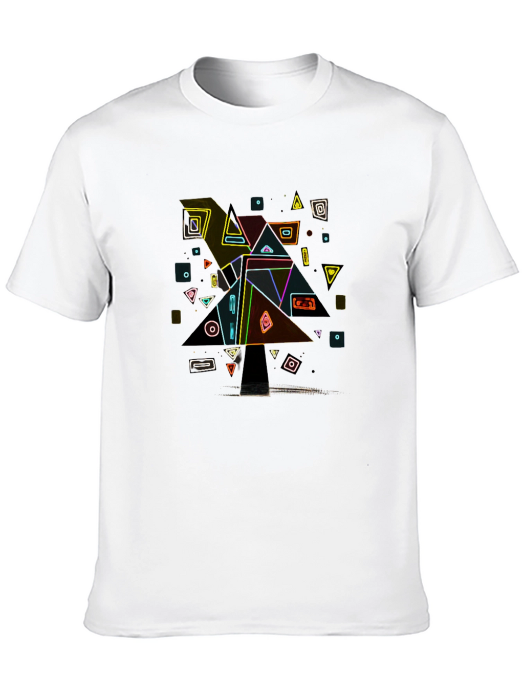 Abstract Geometric Tee - Modern Art Shirt