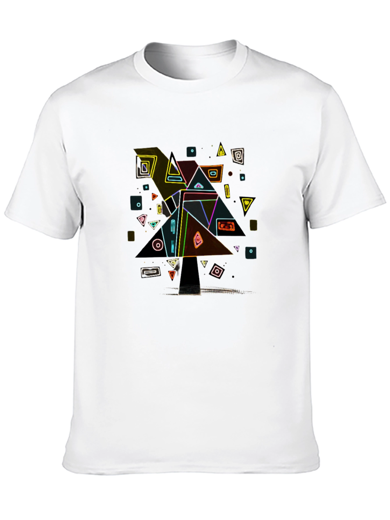 Abstract Geometric Tee - Modern Art Shirt