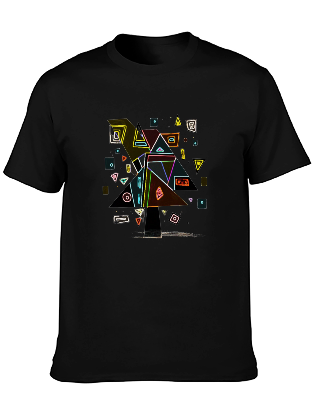 Abstract Geometric Tee - Modern Art Shirt