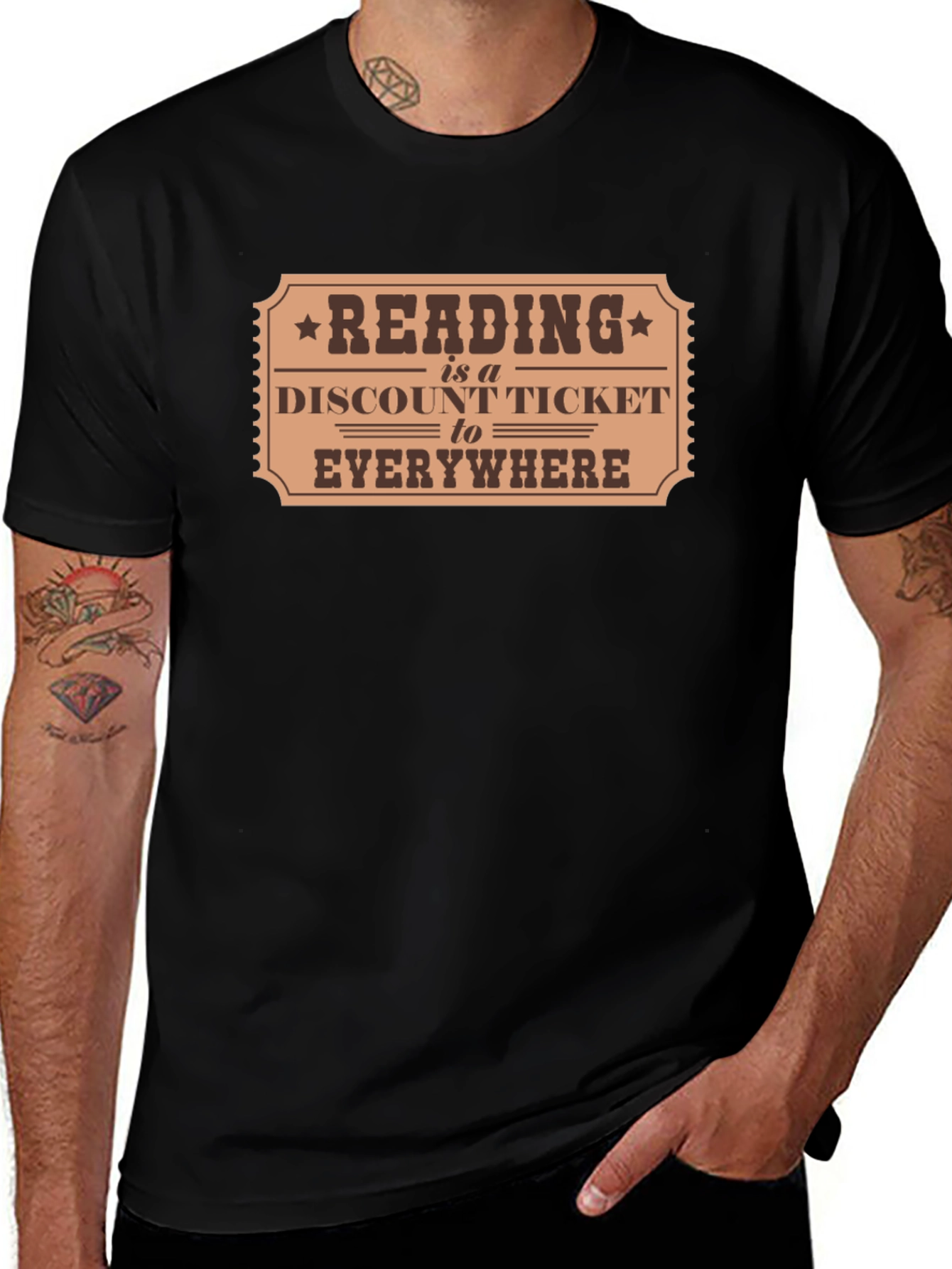 Reading is a Discount Ticket T-Shirt