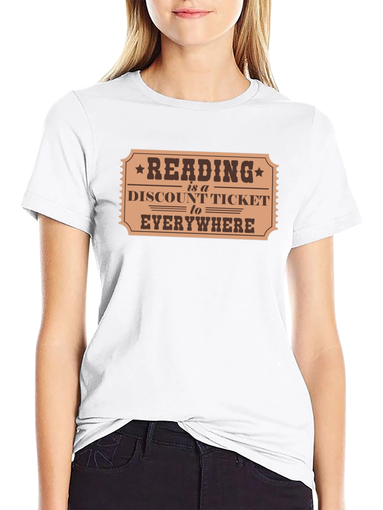 Reading is a Discount Ticket T-Shirt