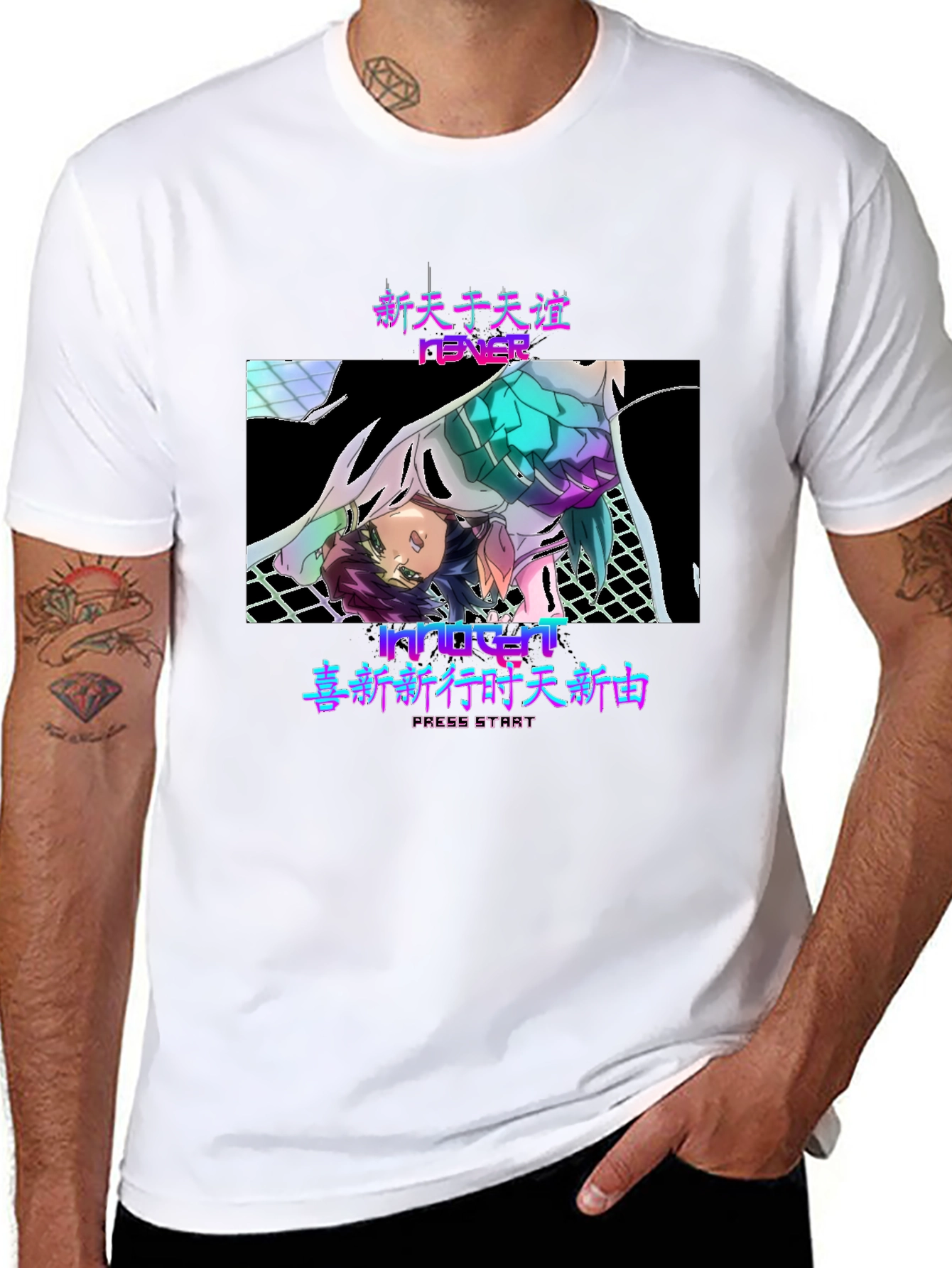 Anime Vaporwave T-Shirt - New Heaven