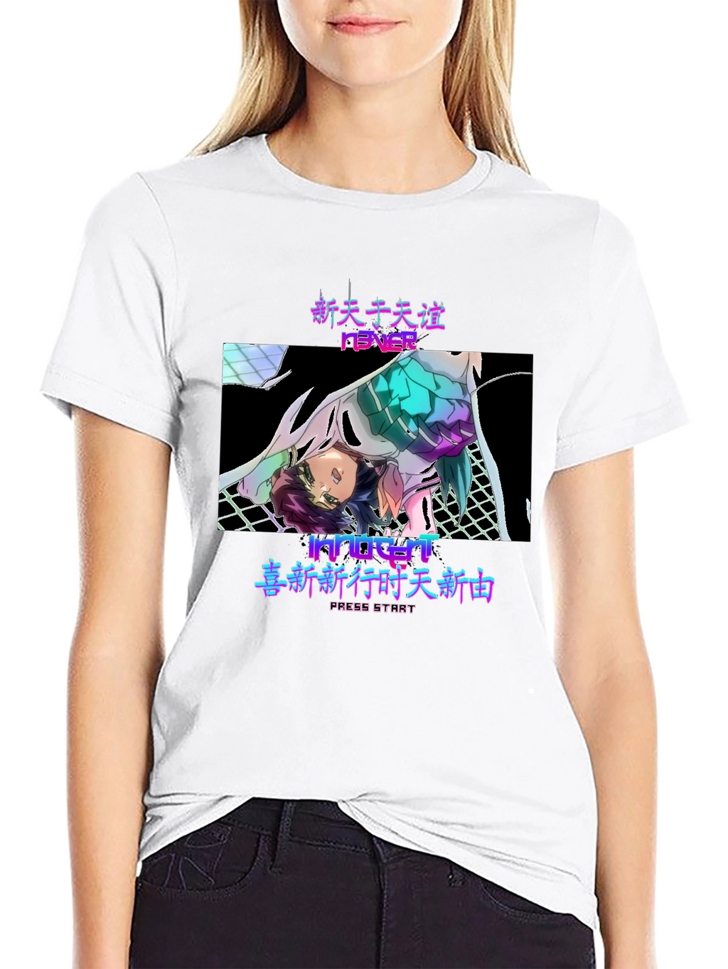 Anime Vaporwave T-Shirt - New Heaven