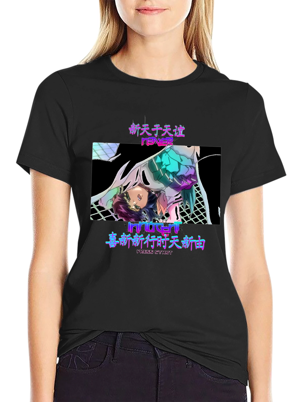 Anime Vaporwave T-Shirt - New Heaven
