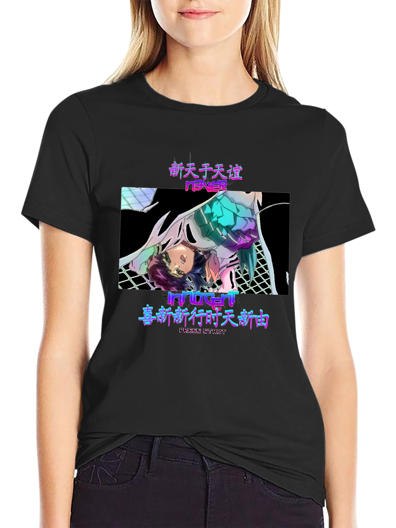 Anime Vaporwave T-Shirt - New Heaven