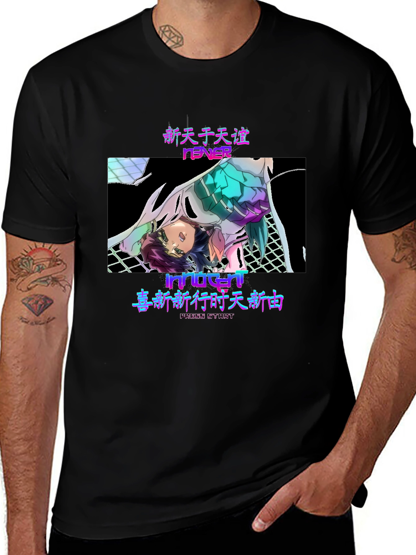 Anime Vaporwave T-Shirt - New Heaven
