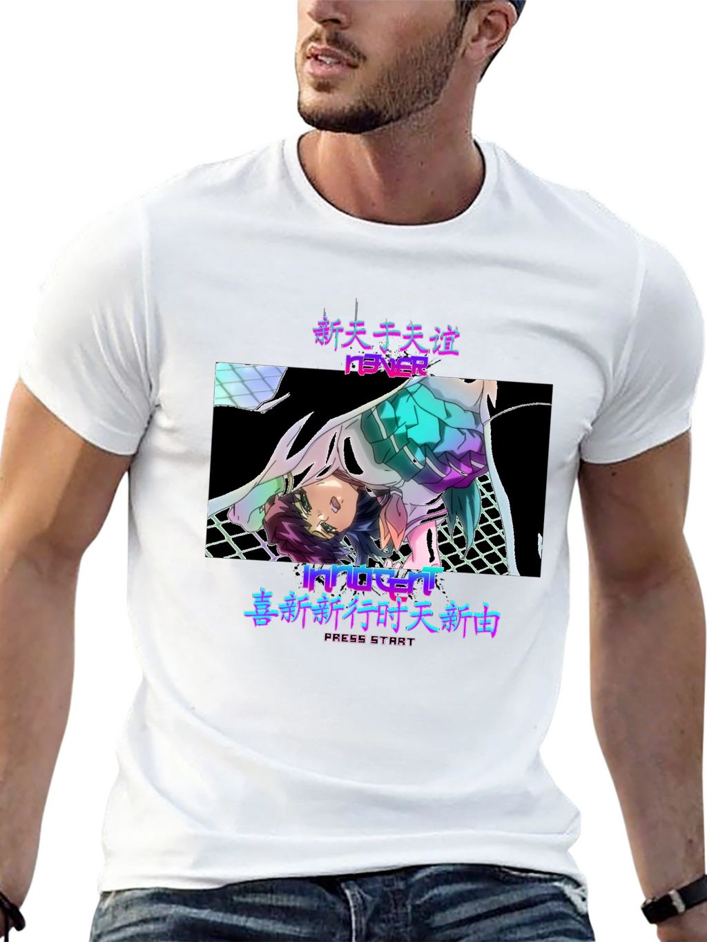 Anime Vaporwave T-Shirt - New Heaven