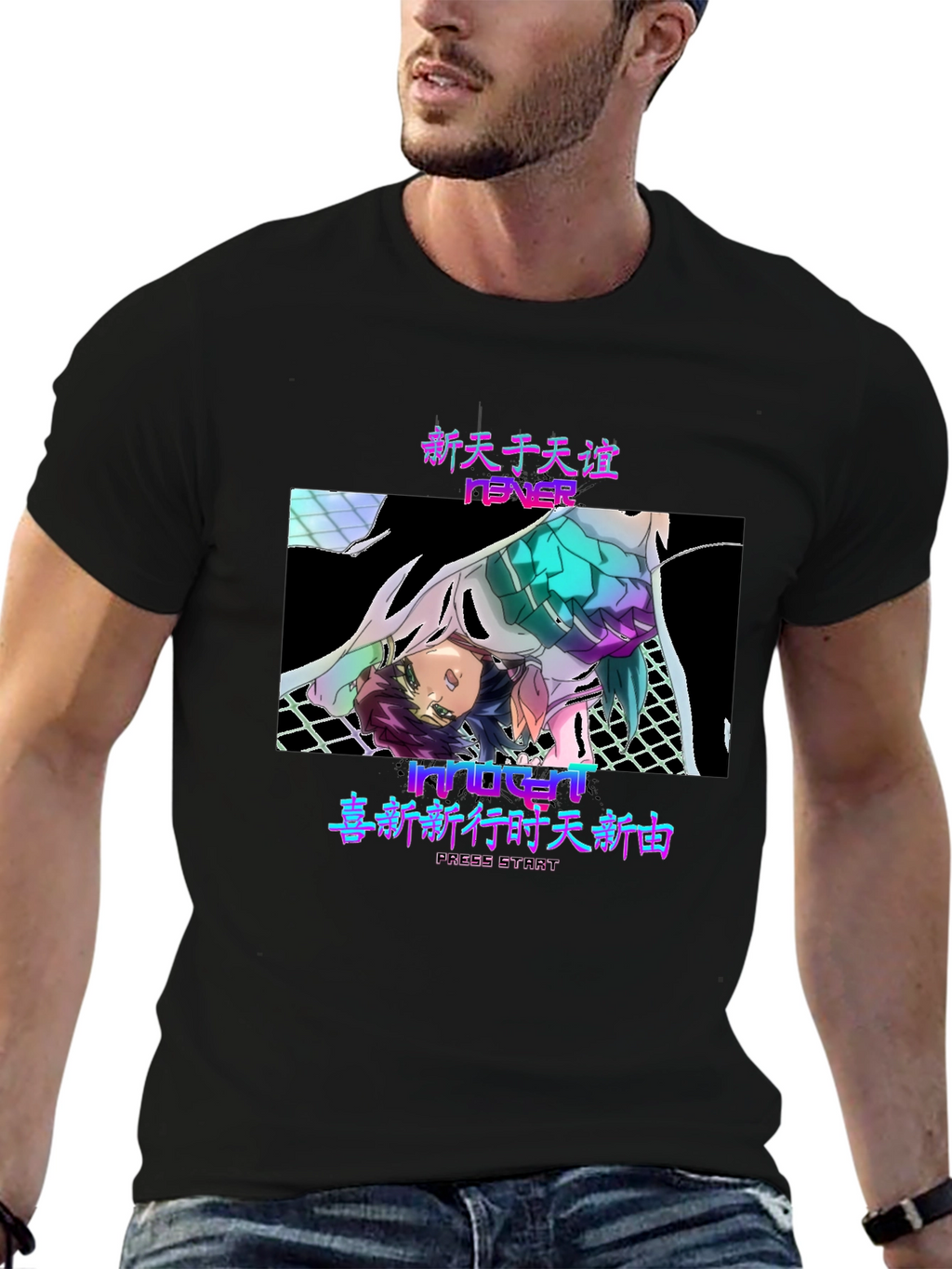 Anime Vaporwave T-Shirt - New Heaven