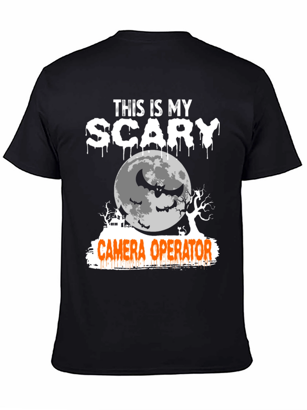 Scary Camera Operator Halloween T-Shirt