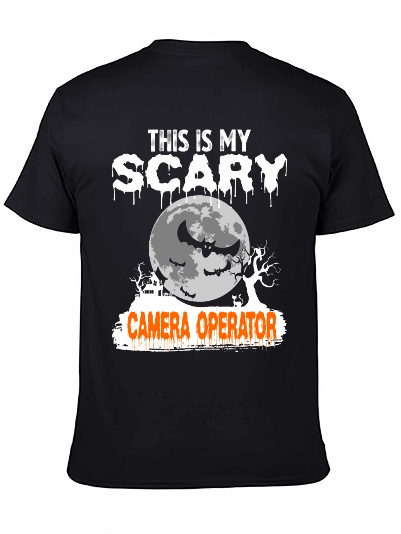 Scary Camera Operator Halloween T-Shirt