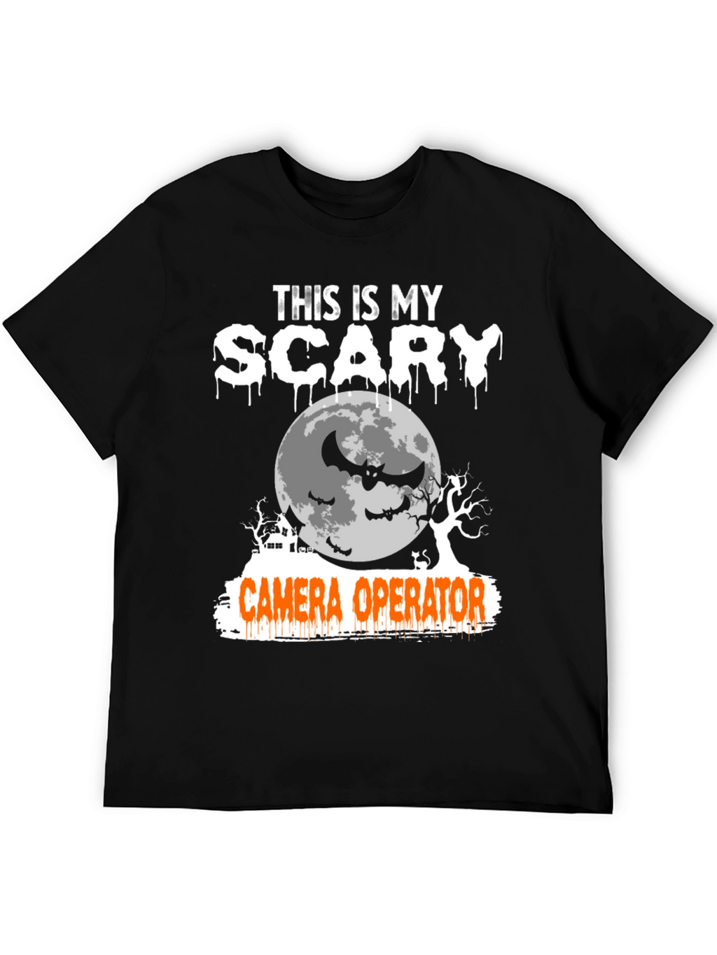 Scary Camera Operator Halloween T-Shirt