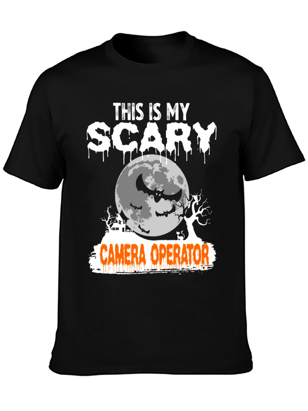 Scary Camera Operator Halloween T-Shirt