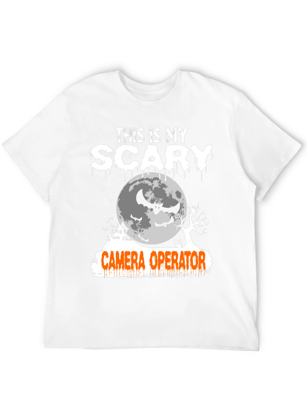 Scary Camera Operator Halloween T-Shirt