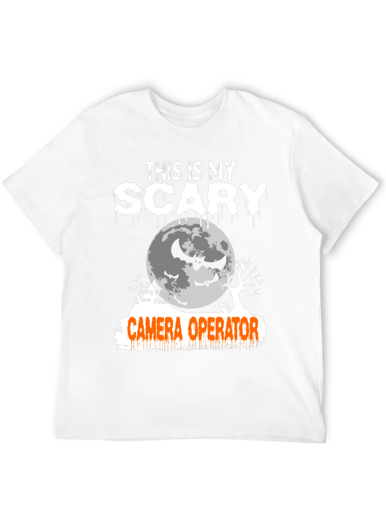 Scary Camera Operator Halloween T-Shirt