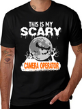 Scary Camera Operator Halloween T-Shirt