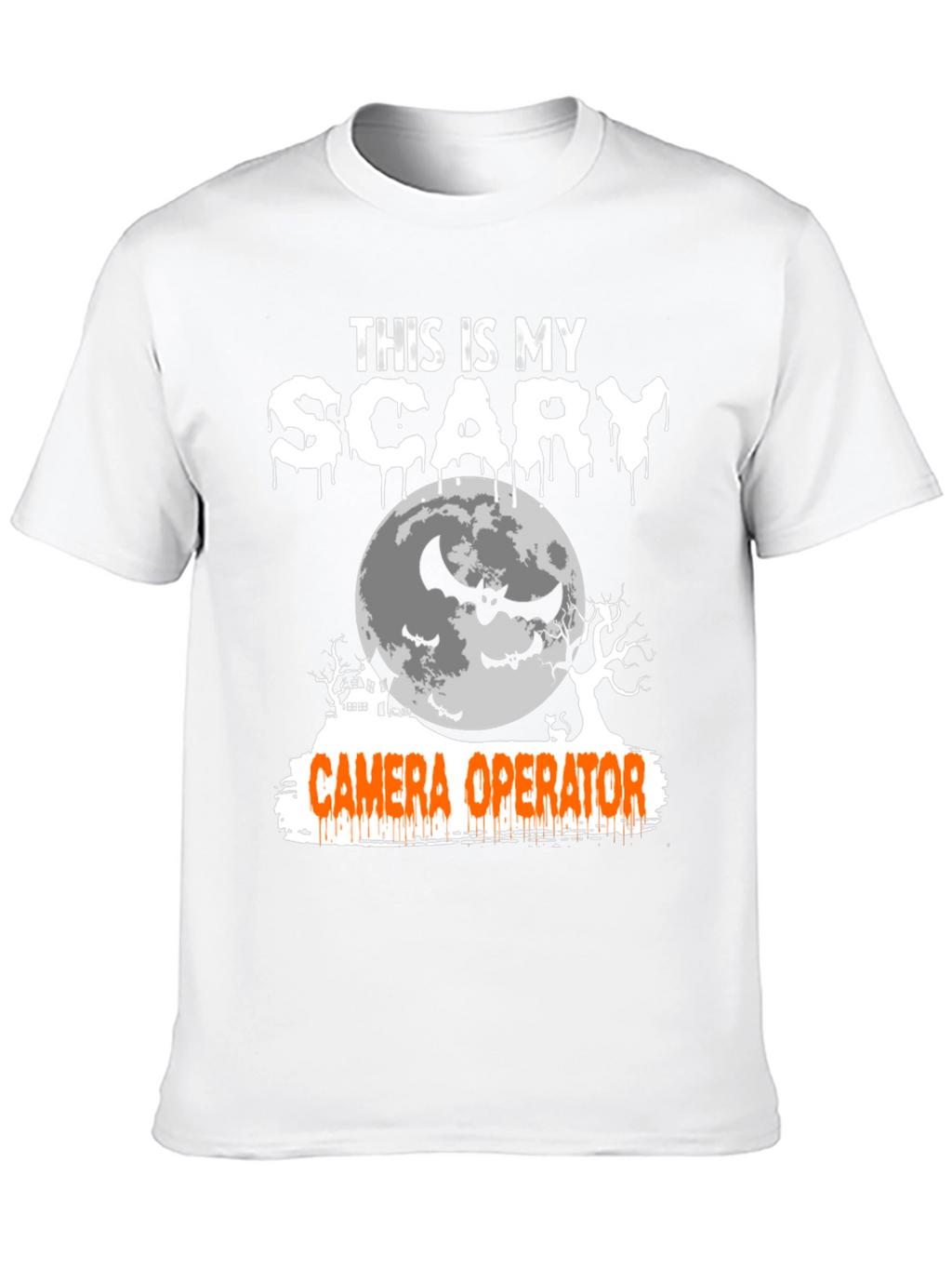 Scary Camera Operator Halloween T-Shirt
