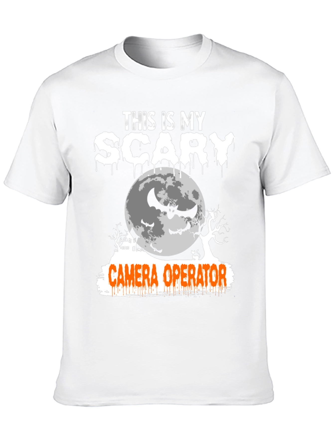 Scary Camera Operator Halloween T-Shirt