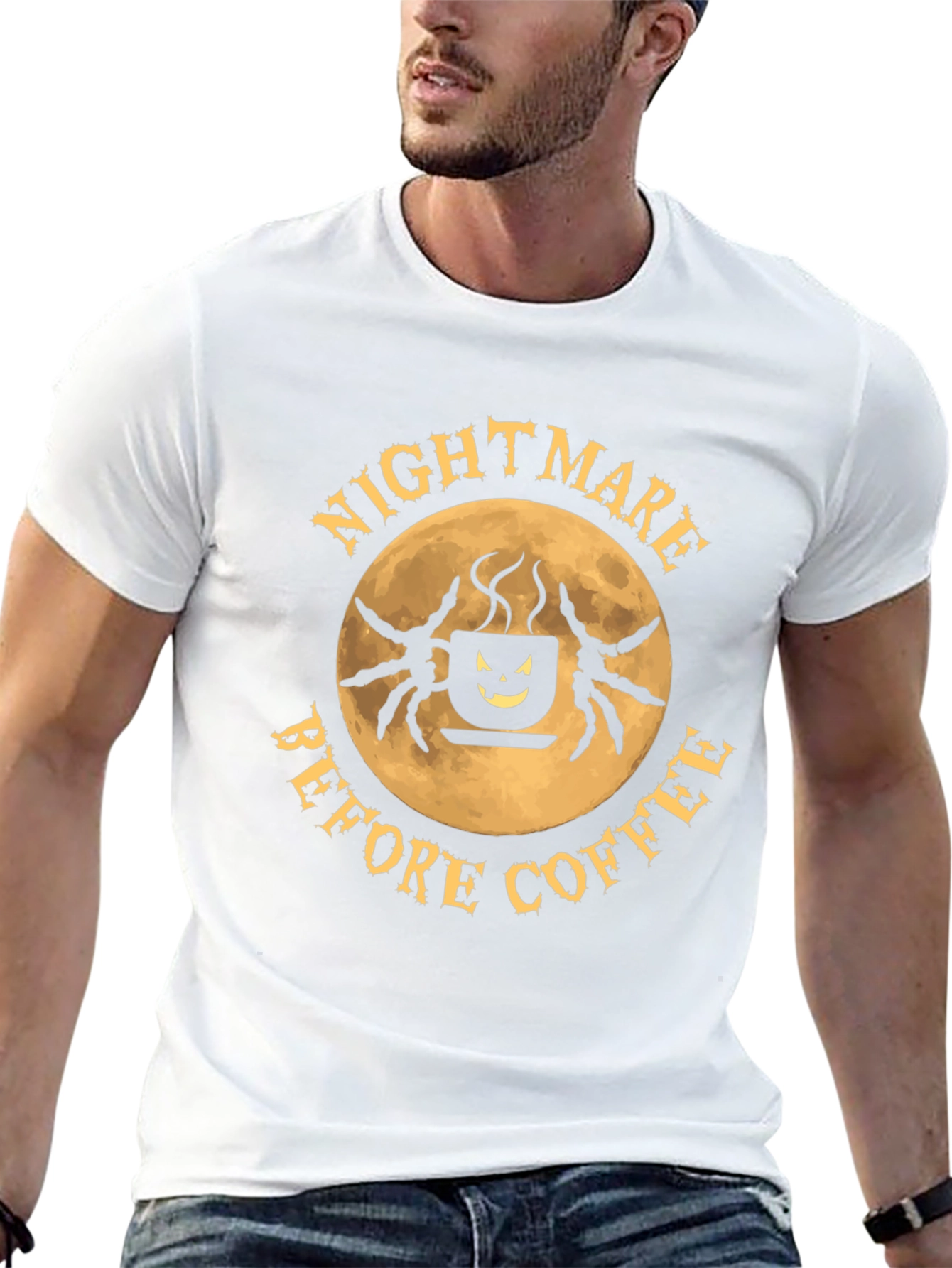 Nightmare Before Coffee Graphic T-Shirt