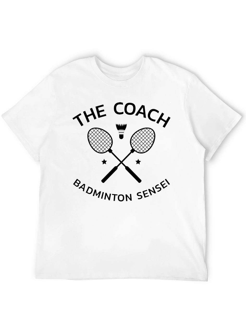 The Coach Badminton Sensei Black T-Shirt
