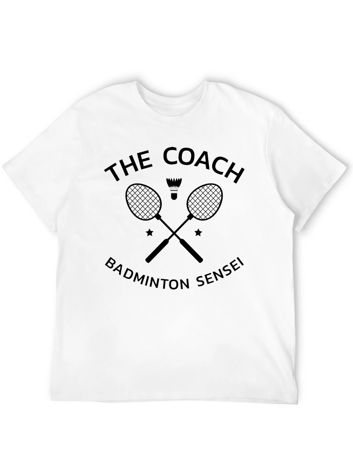 The Coach Badminton Sensei Black T-Shirt