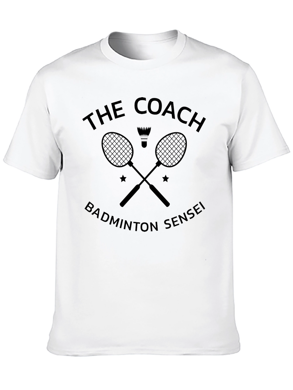 The Coach Badminton Sensei Black T-Shirt