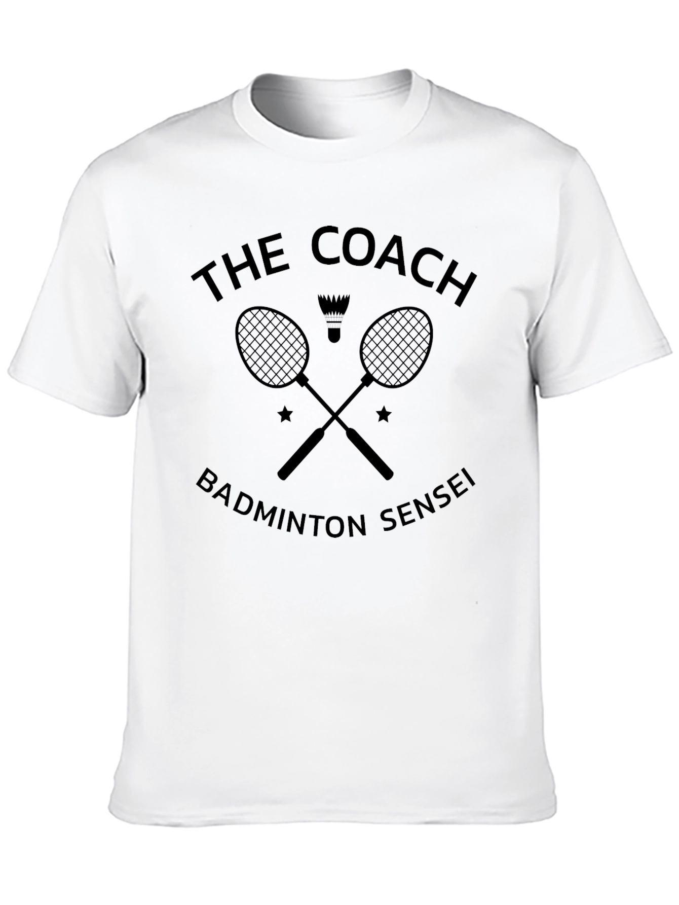 The Coach Badminton Sensei Black T-Shirt