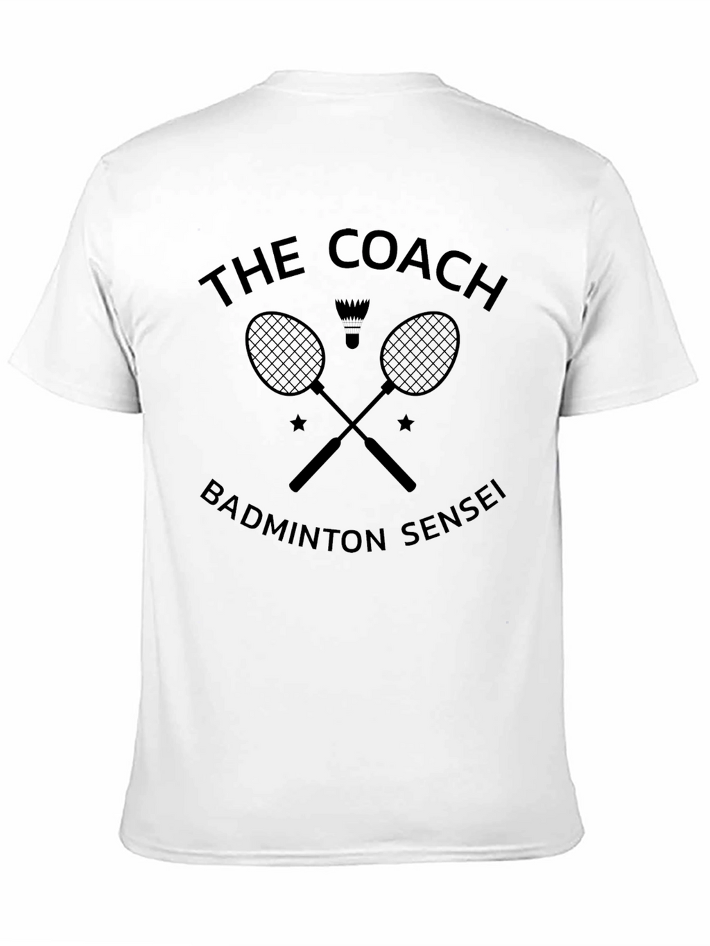 The Coach Badminton Sensei Black T-Shirt