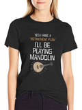 Retirement Plan Mandolin Player T-Shirt
