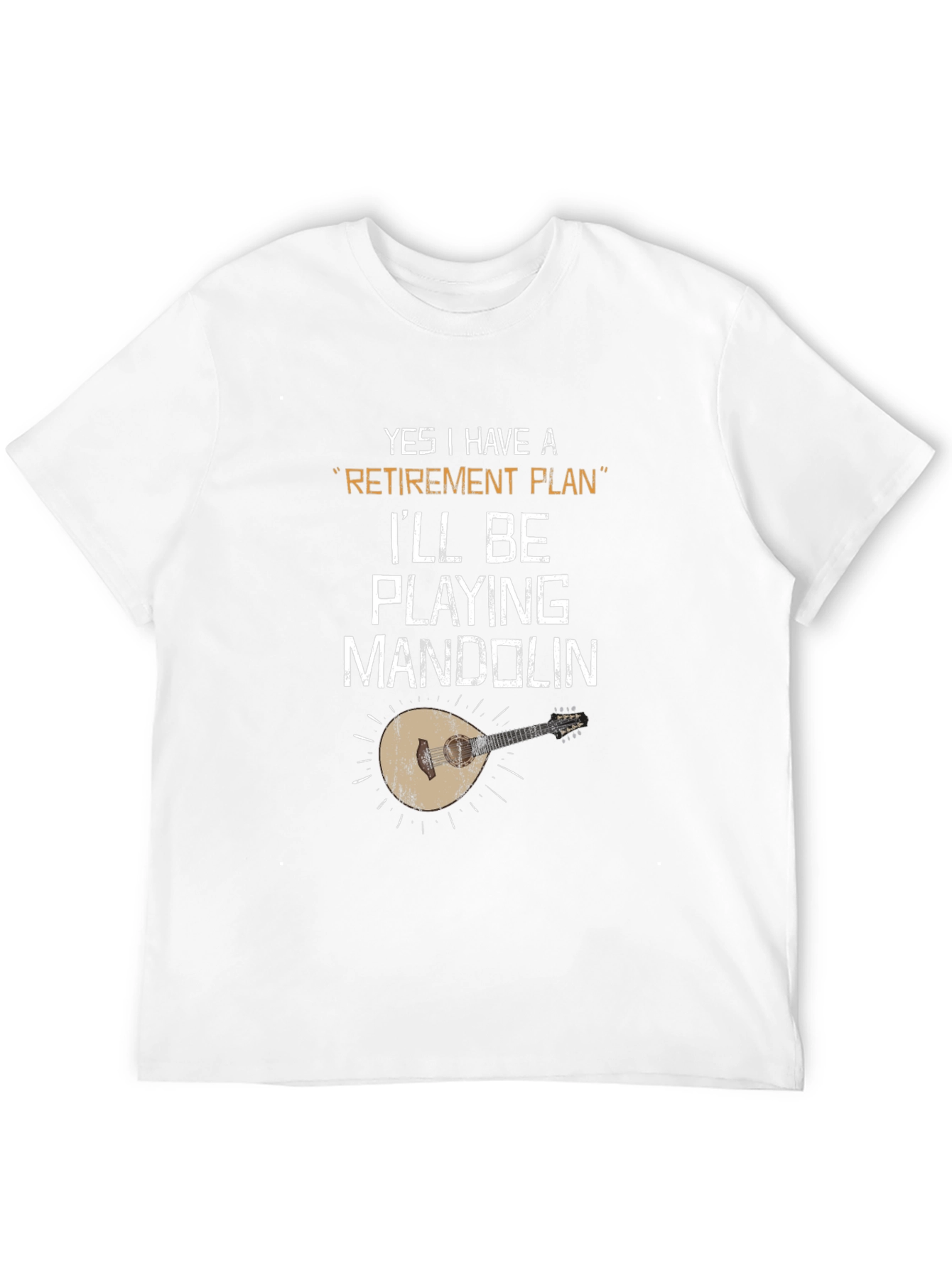 Retirement Plan Mandolin Player T-Shirt