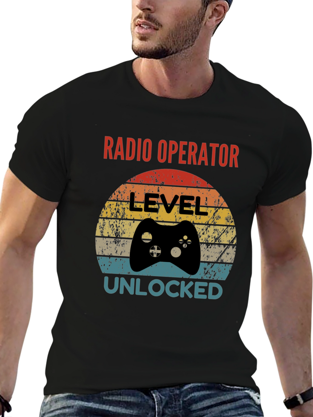 Radio Operator Level Unlocked T-Shirt
