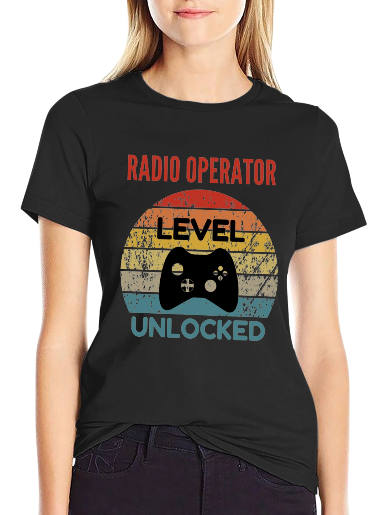 Radio Operator Level Unlocked T-Shirt