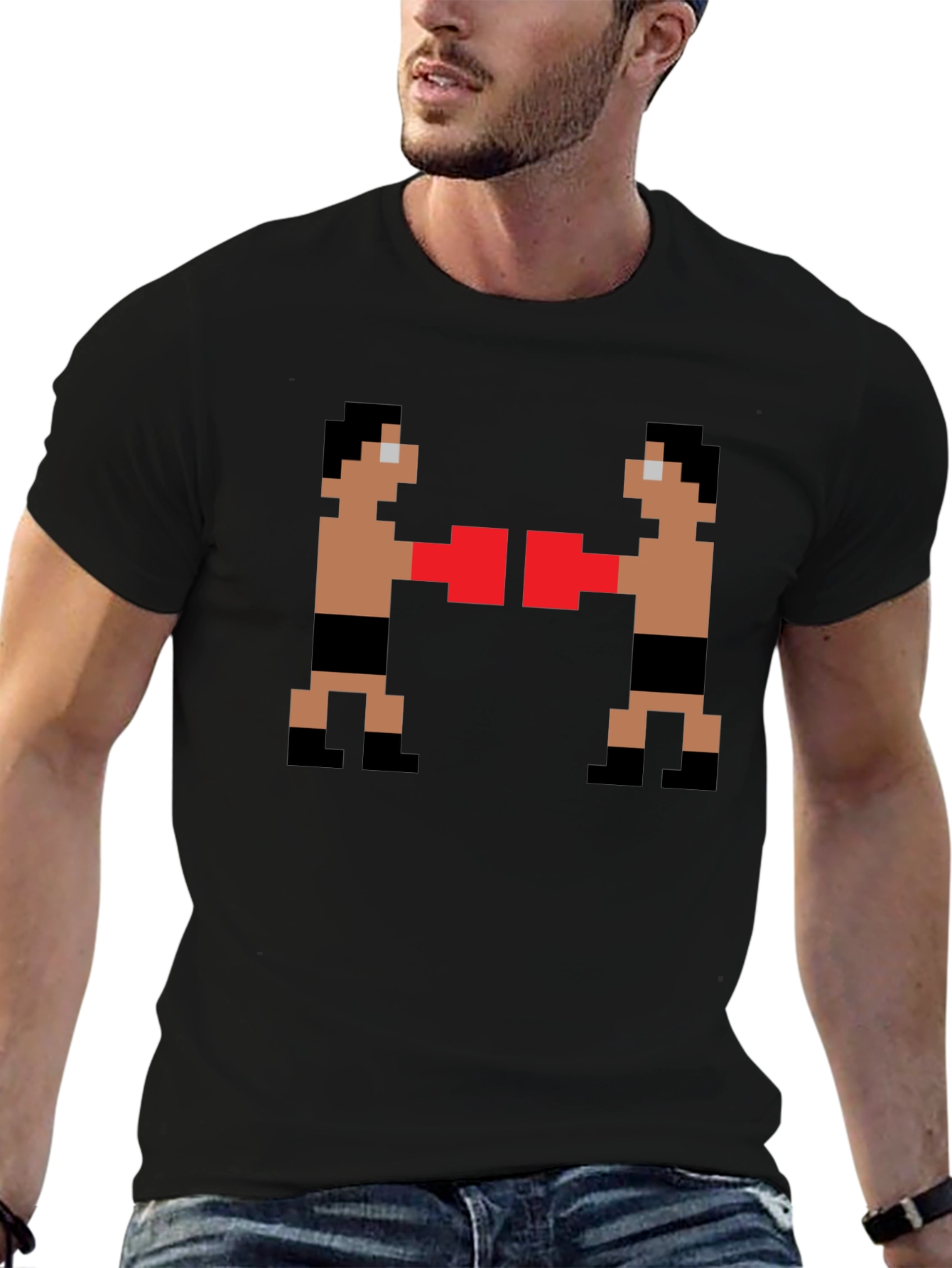 Retro Boxing Pixel Art T-Shirt