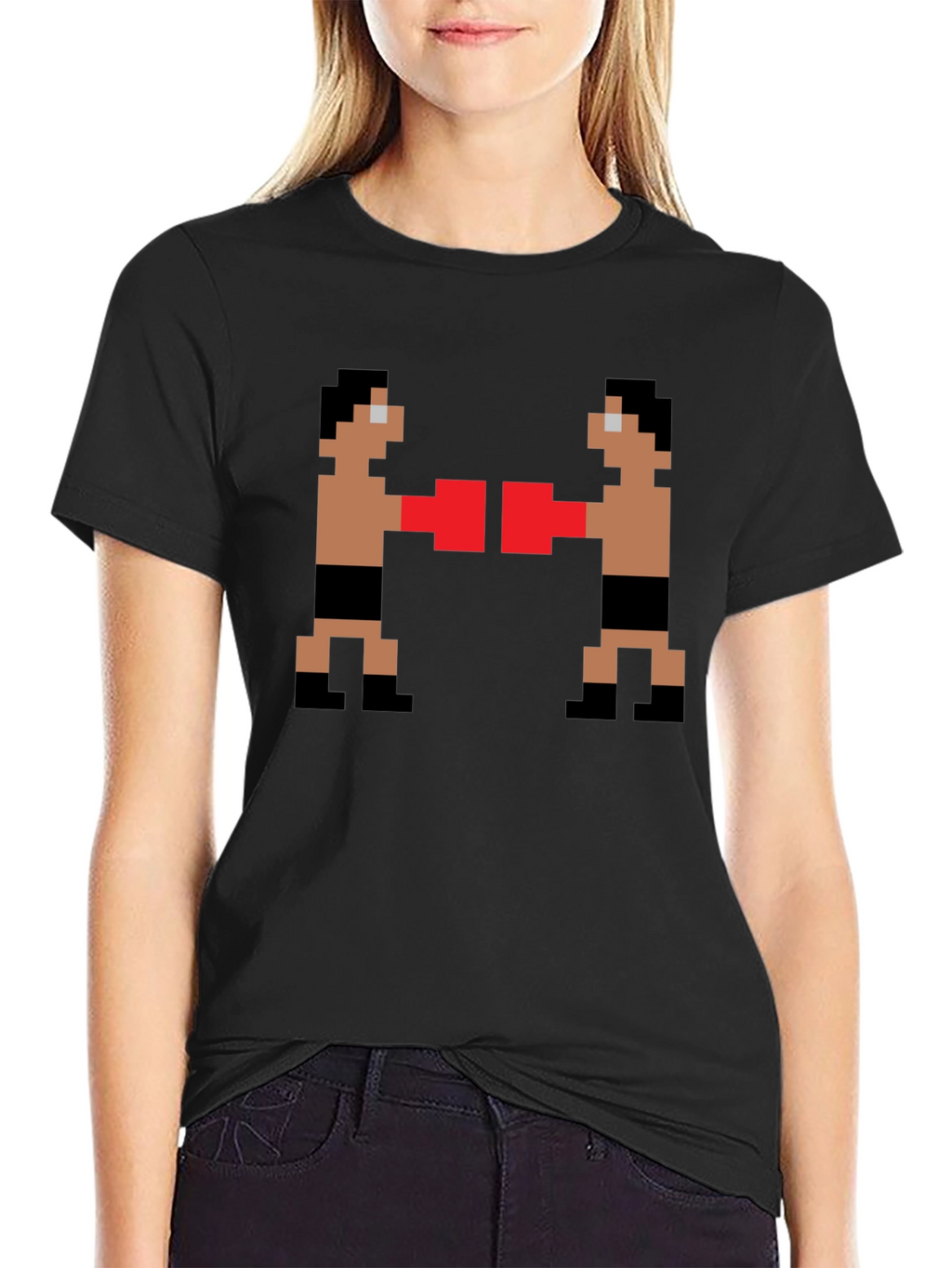 Retro Boxing Pixel Art T-Shirt