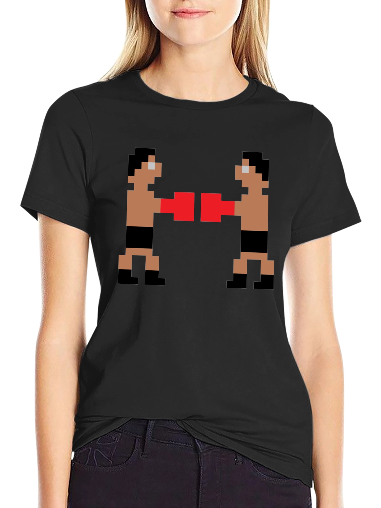 Retro Boxing Pixel Art T-Shirt