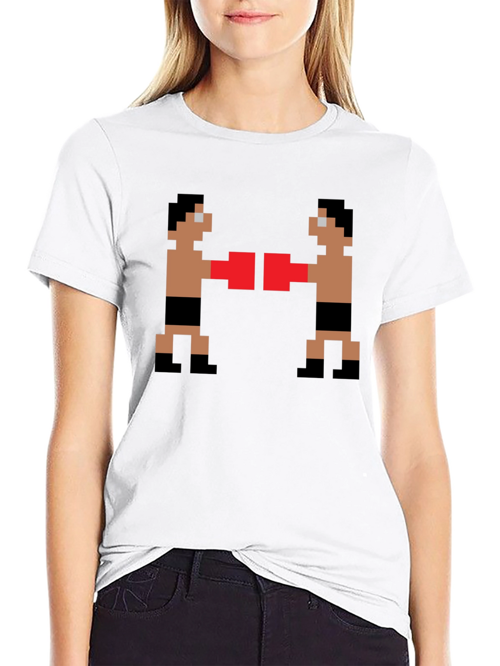 Retro Boxing Pixel Art T-Shirt