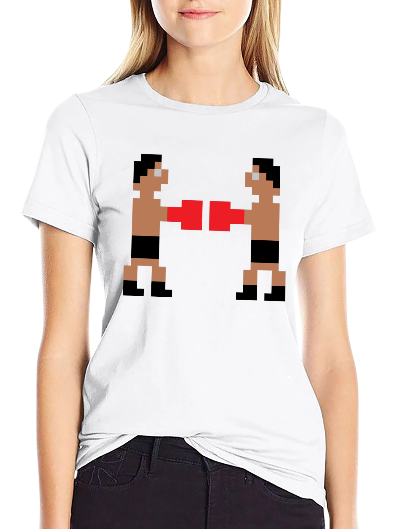 Retro Boxing Pixel Art T-Shirt