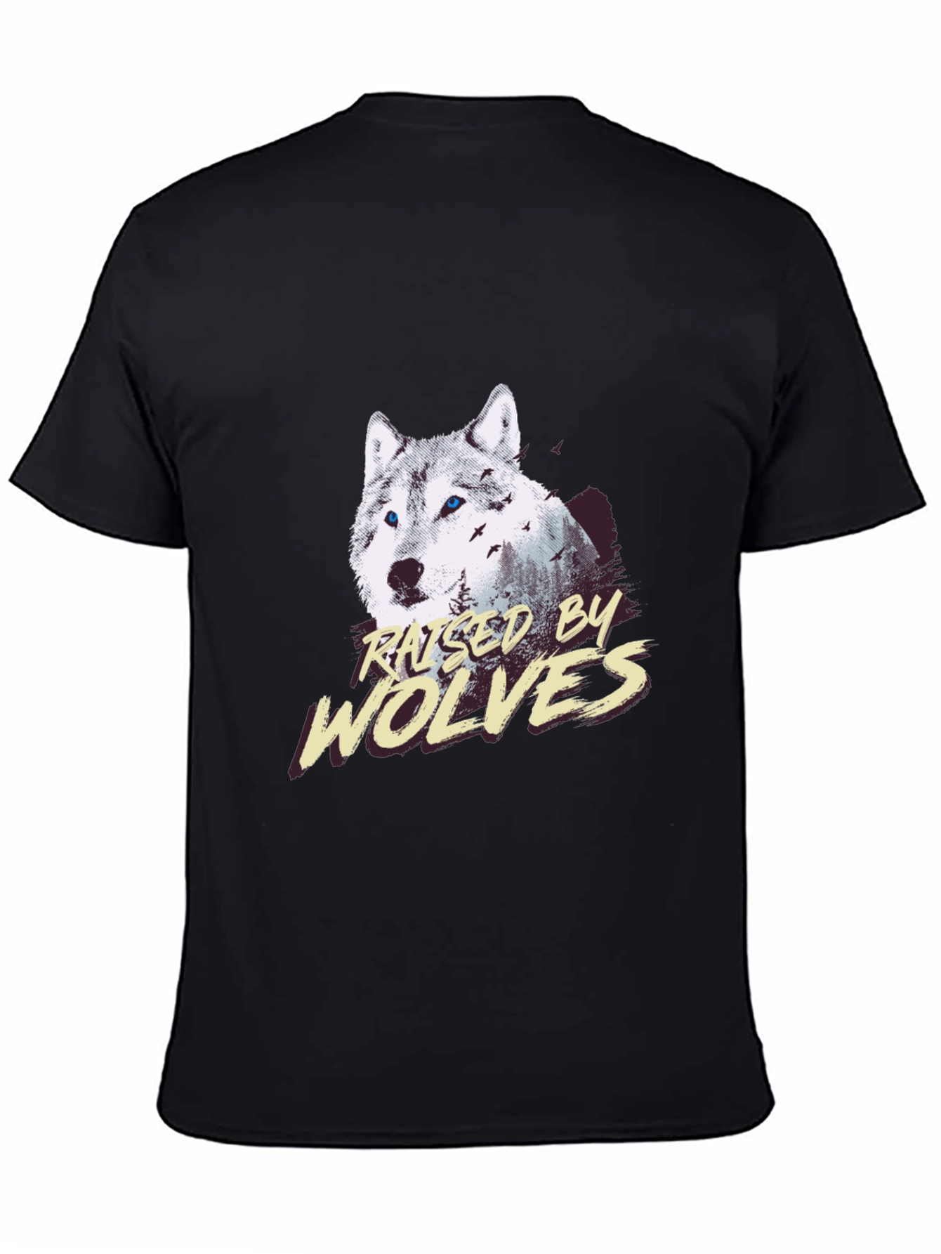 Raised by Wolves Graphic T-Shirt - Mens Black Tee