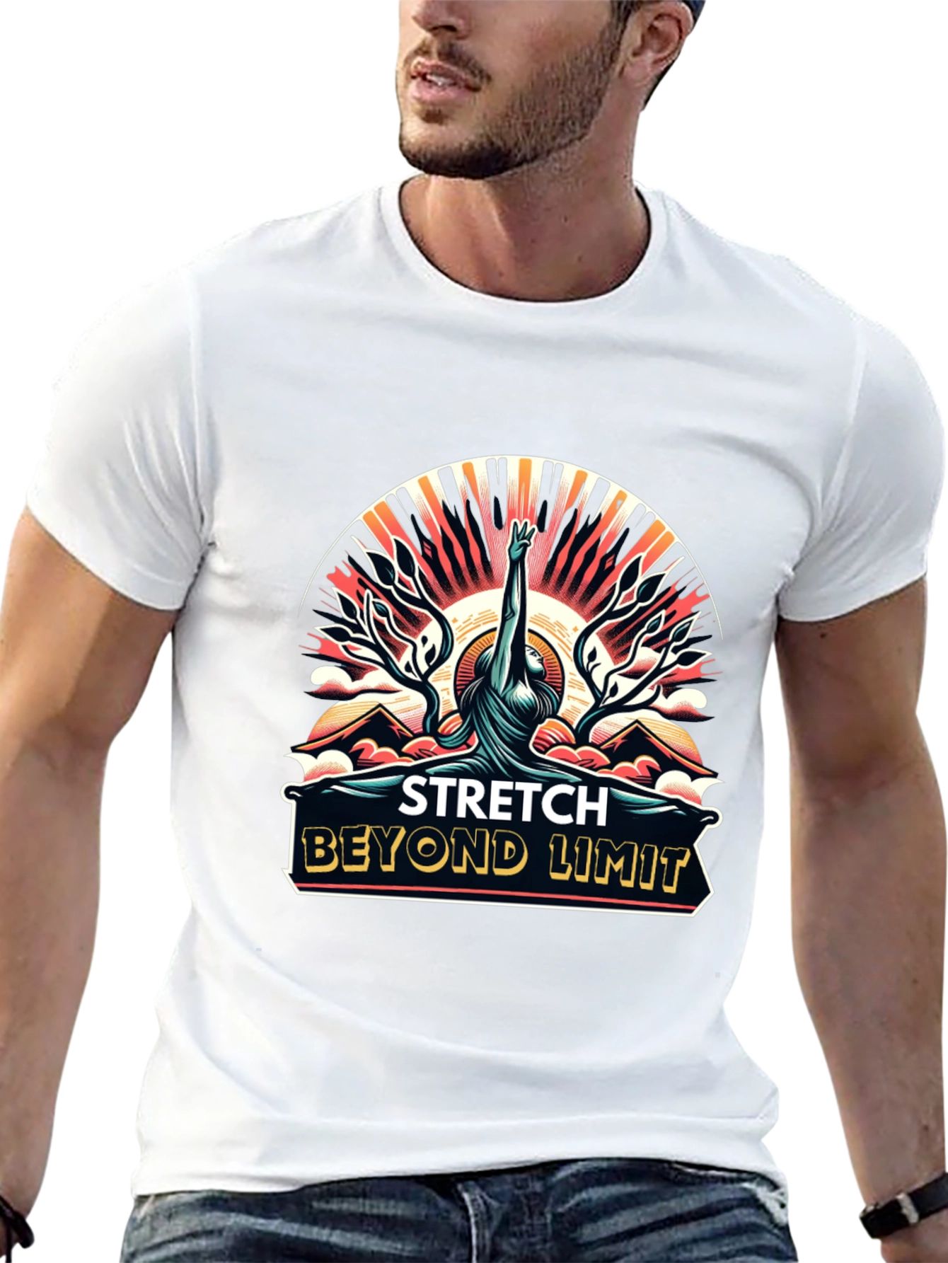 Stretch Beyond Limit Graphic T-Shirt - Unisex