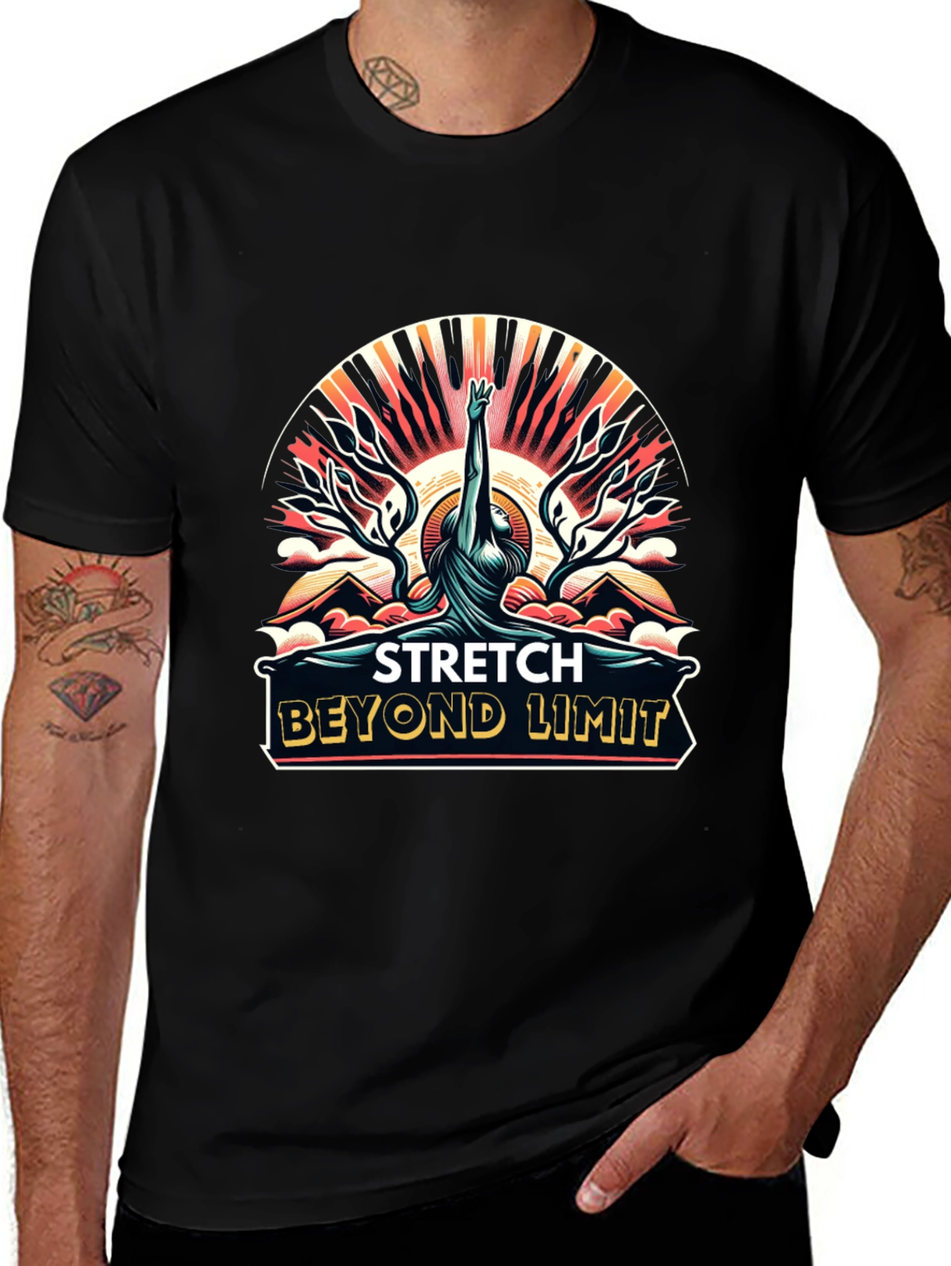 Stretch Beyond Limit Graphic T-Shirt - Unisex