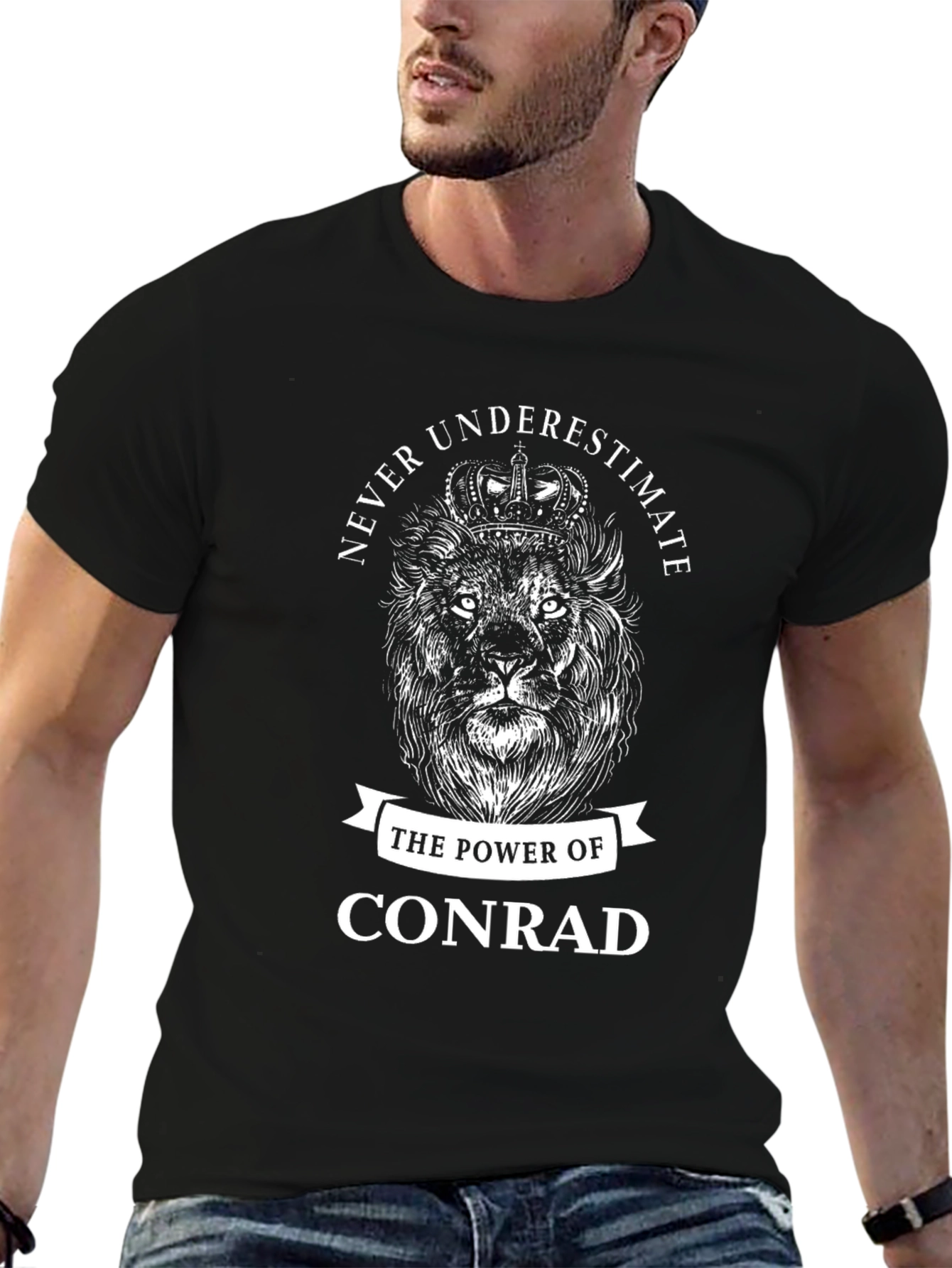 Never Underestimate Conrad Lion T-Shirt