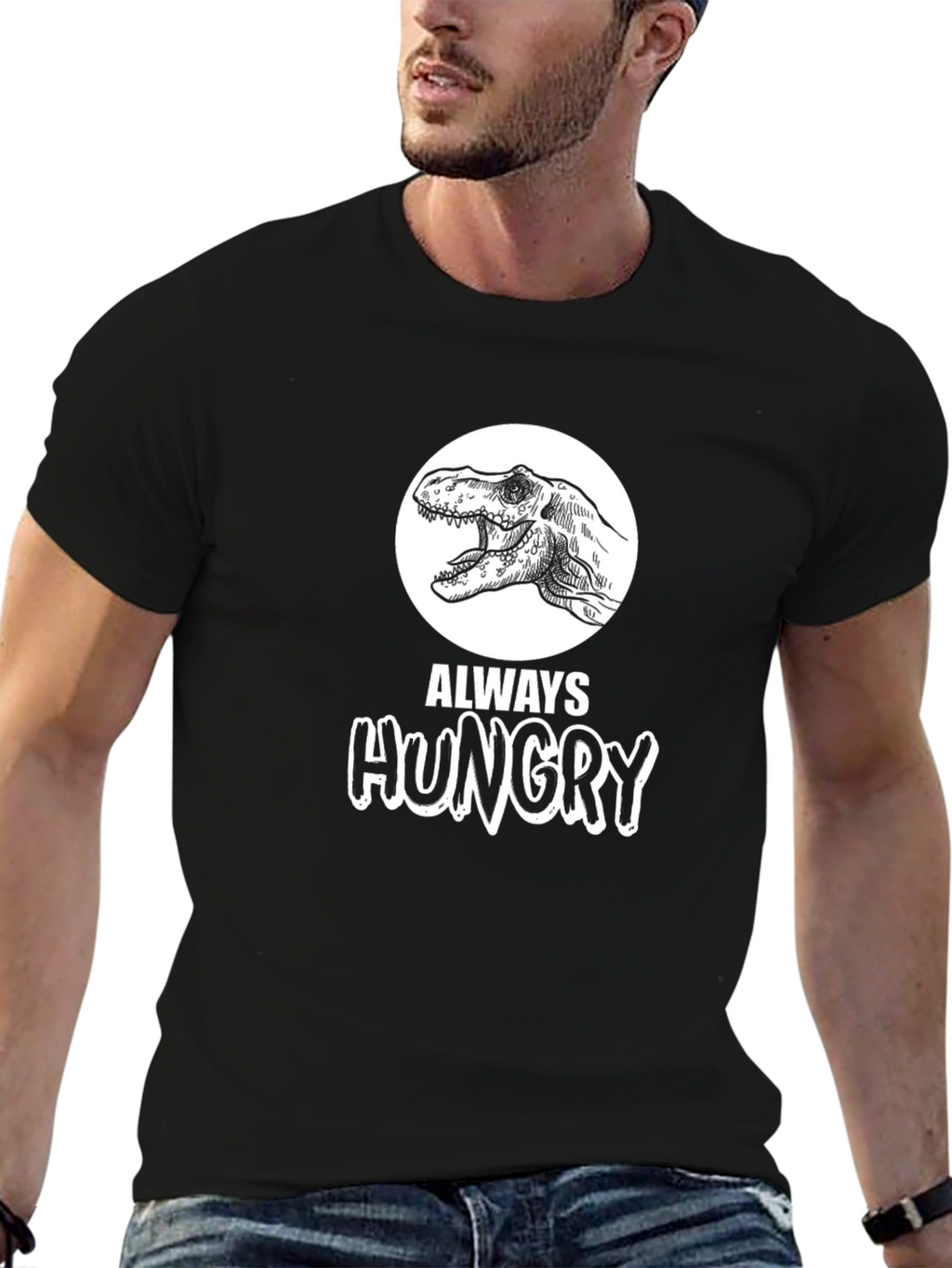 Always Hungry T-Rex Graphic Tee