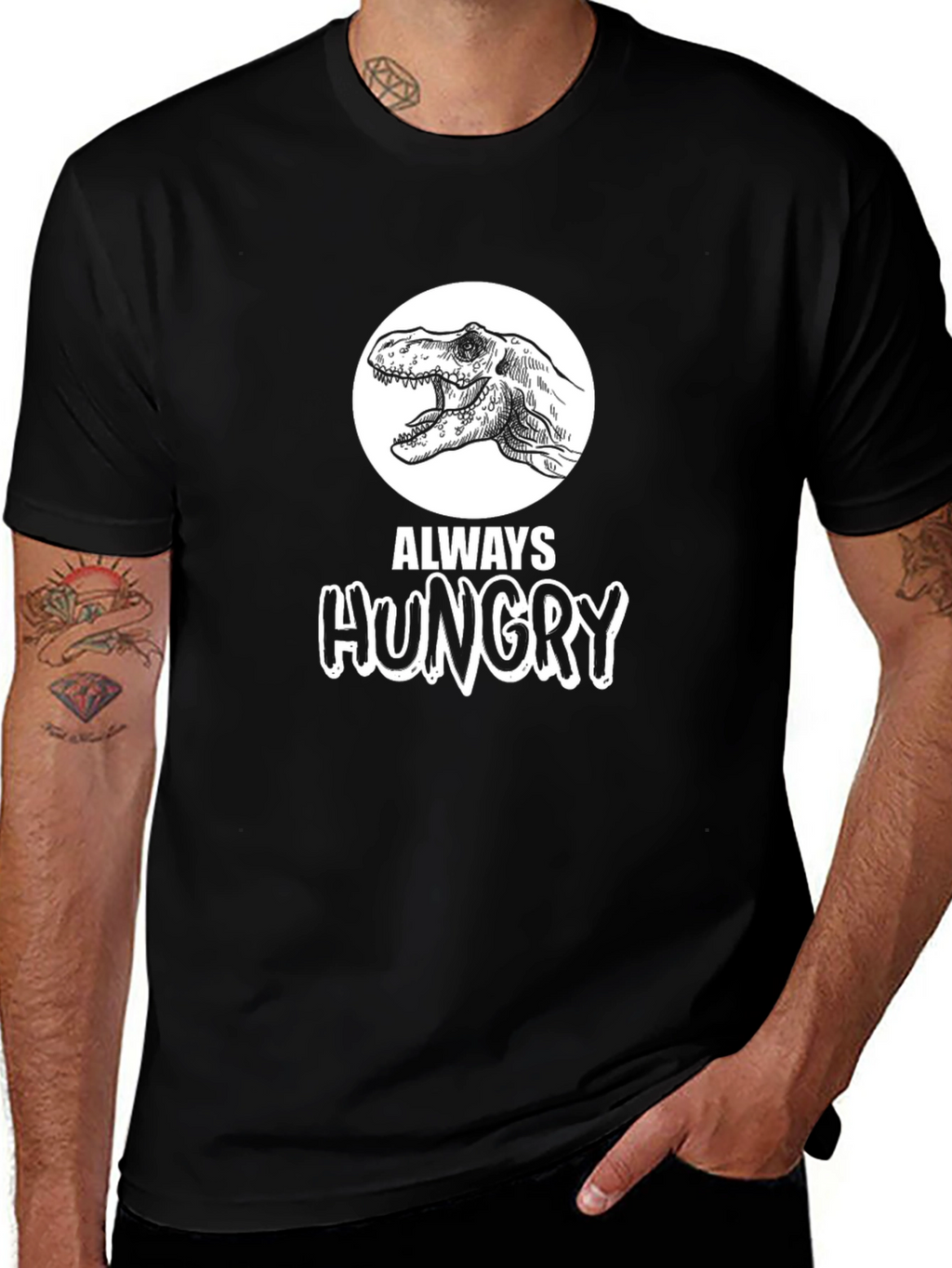 Always Hungry T-Rex Graphic Tee