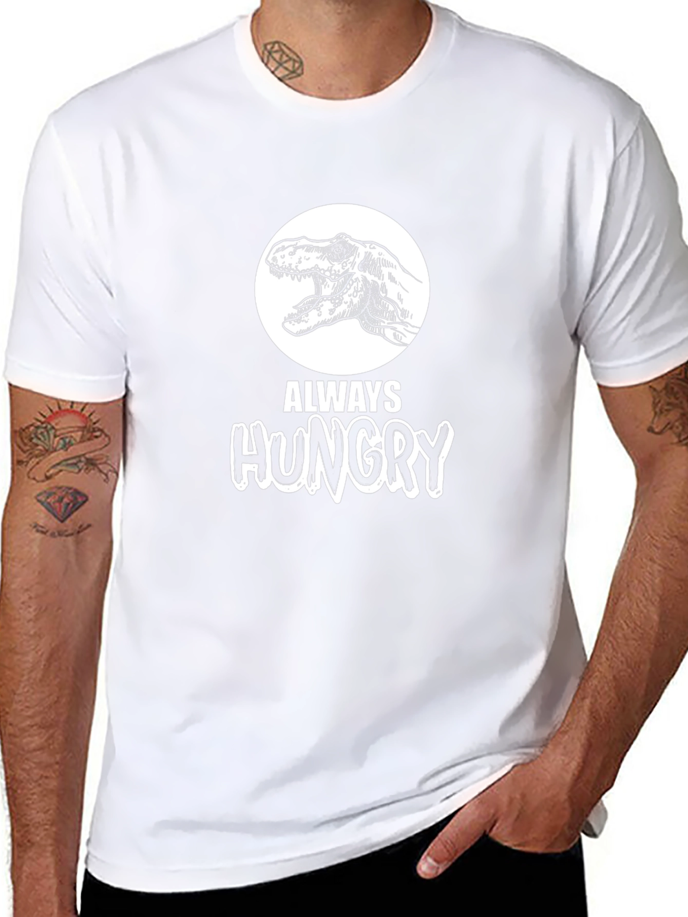 Always Hungry T-Rex Graphic Tee