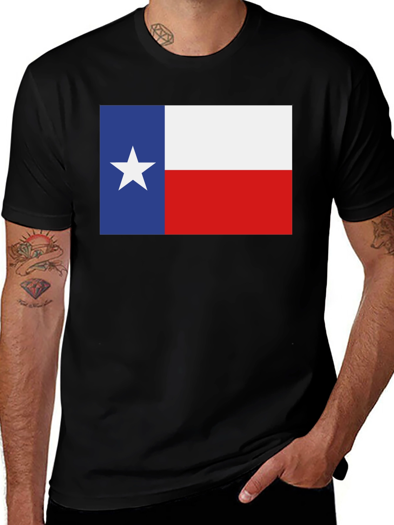 Texas Flag Graphic Tee - Lone Star State Pride T-Shirt