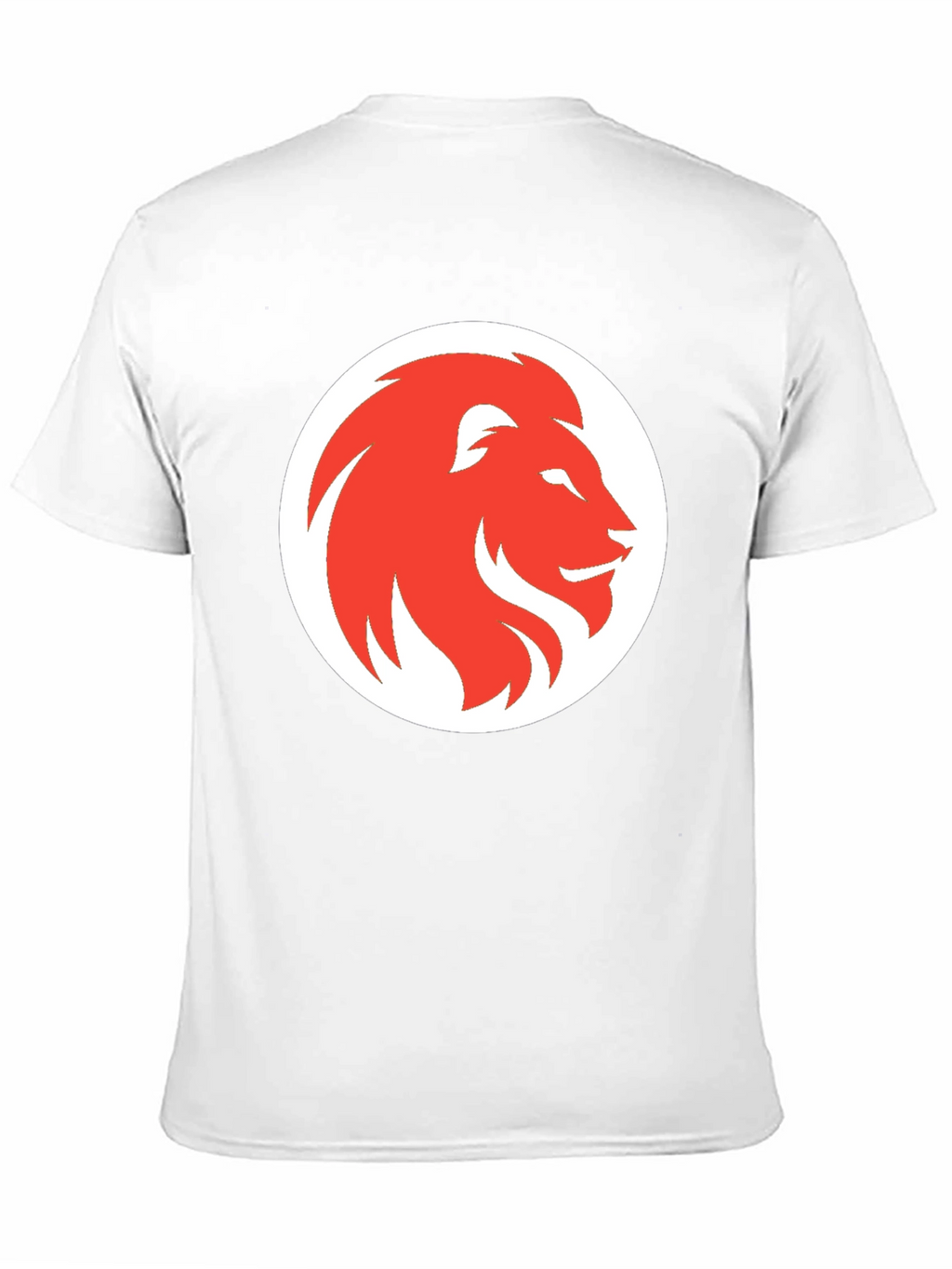 Lion Graphic Print Mens Black T-Shirt