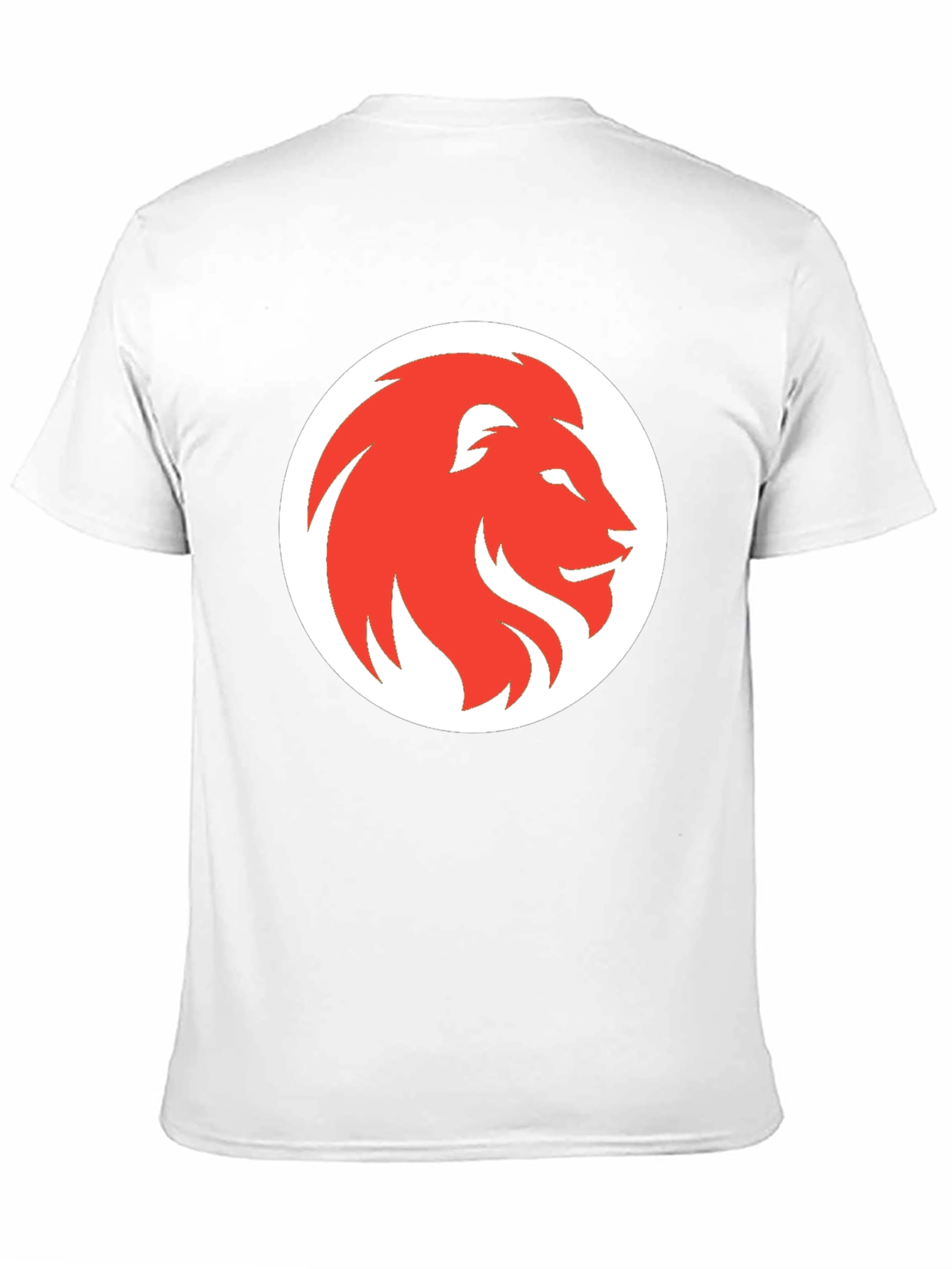Lion Graphic Print Mens Black T-Shirt