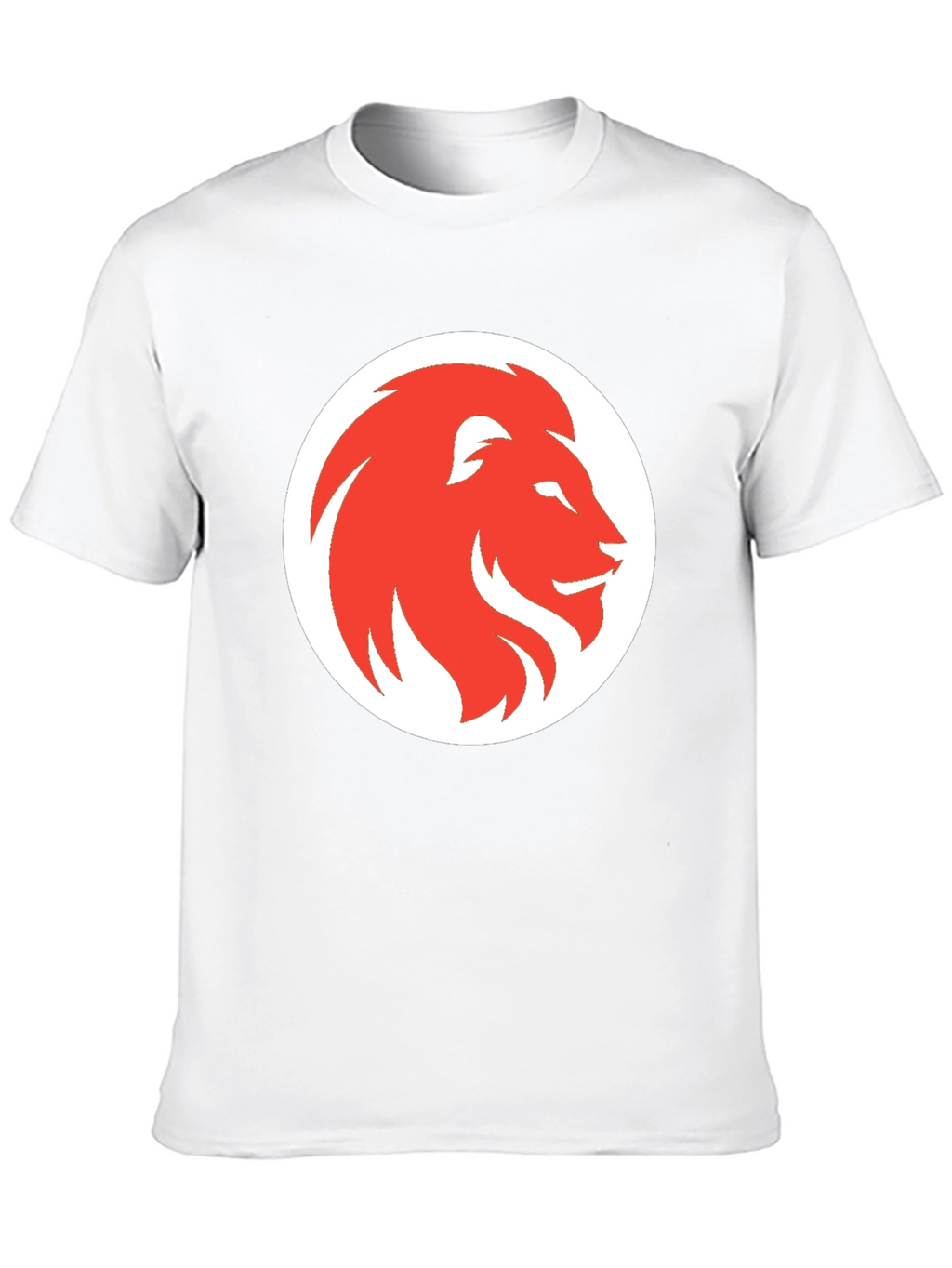 Lion Graphic Print Mens Black T-Shirt