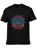 Mandala Graphic Black T-Shirt