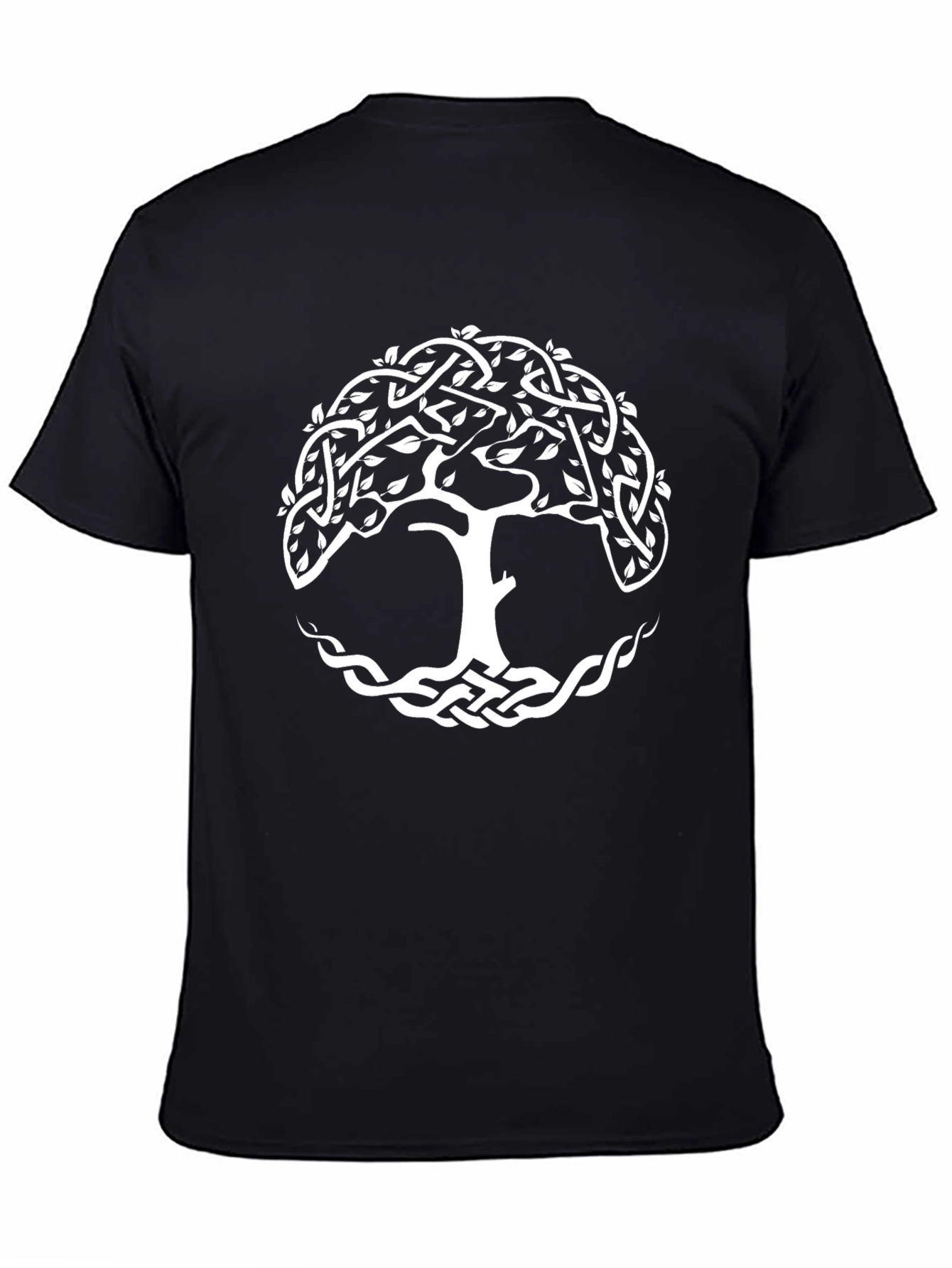 Celtic Tree of Life Graphic Tee - Black