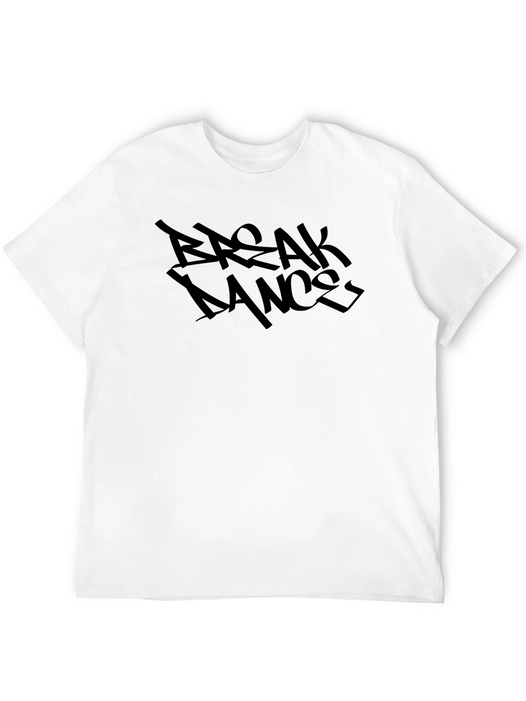 Black Break Dance Graphic Tee - Streetwear Style